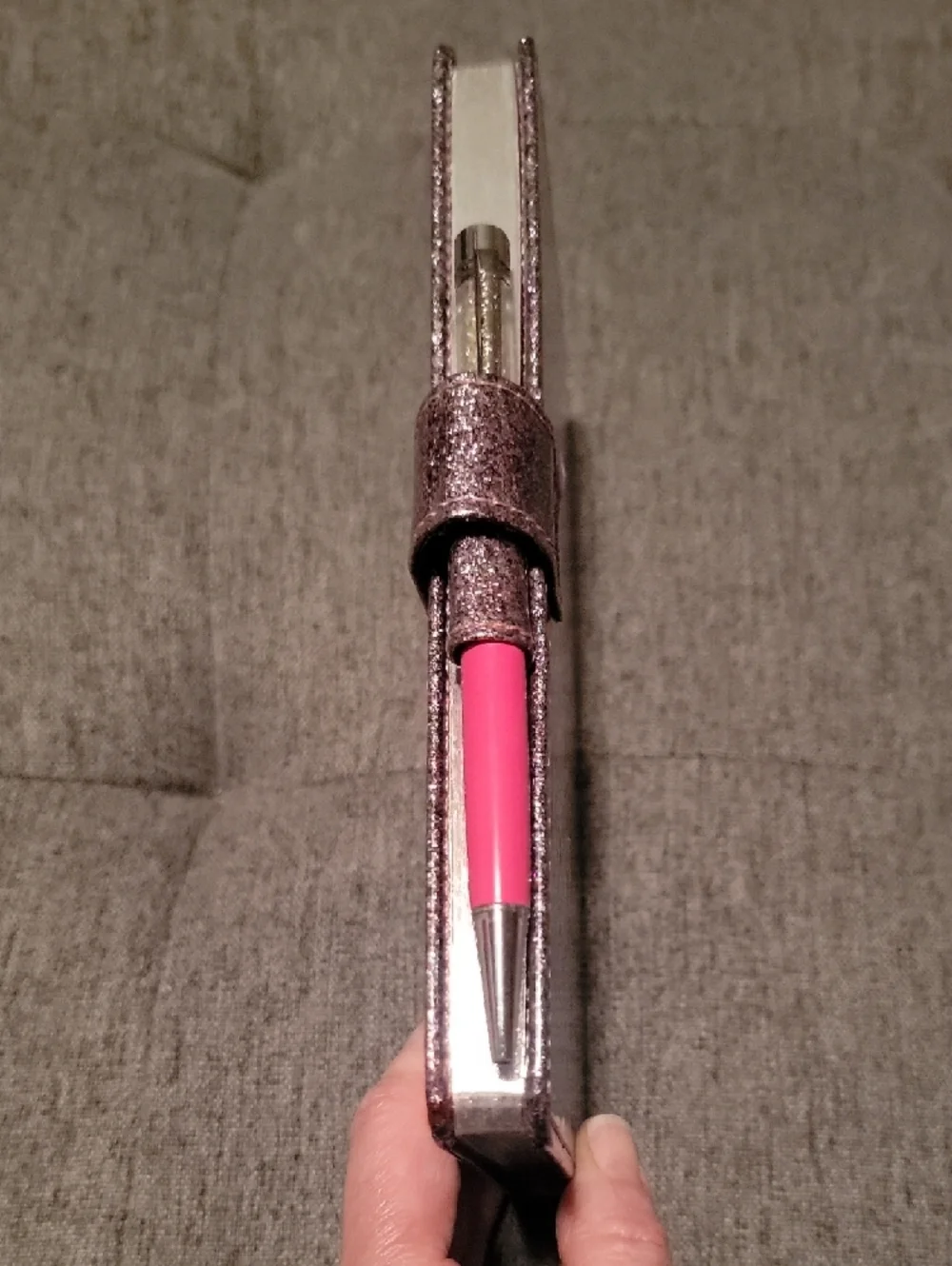 Victoria's Secret Limited Edition Sparkly Pink Angel Wing Notebook with Pen Y2K